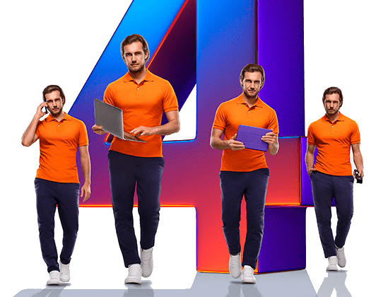 Великолепная четверка Ростелеком в&nbsp;деревня Лука Журавинка (Орловская область)